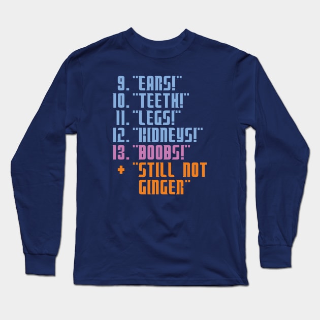 Boobs Long Sleeve T-Shirt by TrulyMadlyGeekly